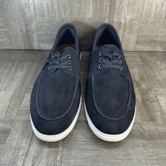 Aldo Regatta Men\'s size 14 Navy Blue Suede Boat Shoes main image 6